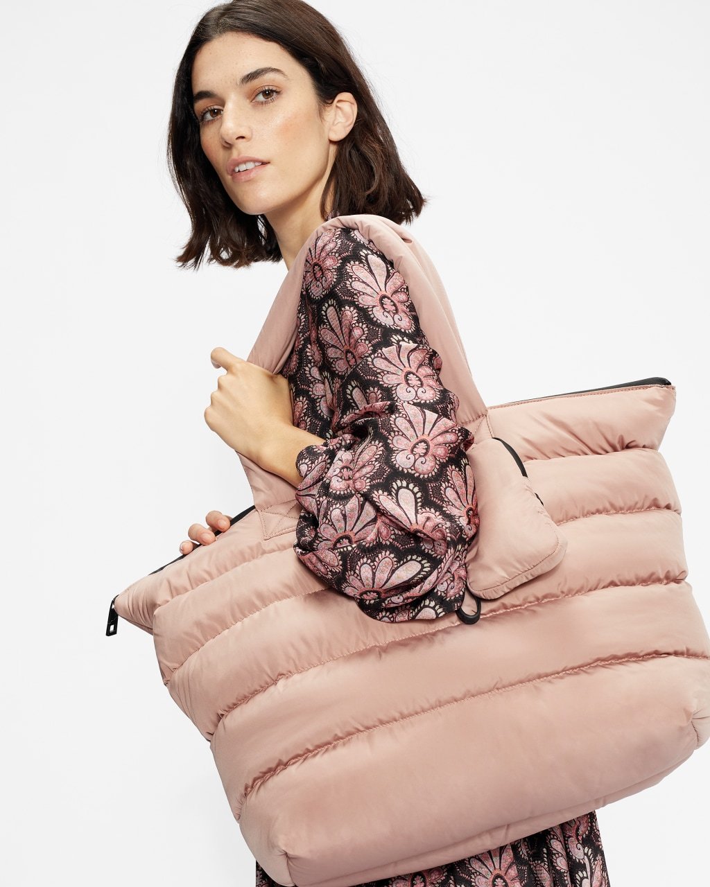 QUINSIN Oversized Puffer Nylon Tote-Tote Bags-Ted Baker